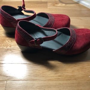 Dansko red shoes